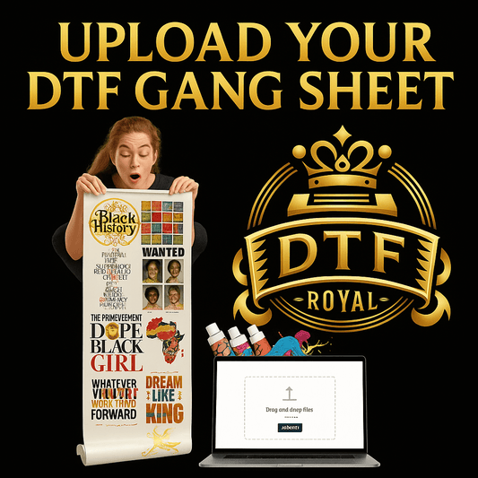 Upload Your DTF Gang Sheet for Fast USA Printing